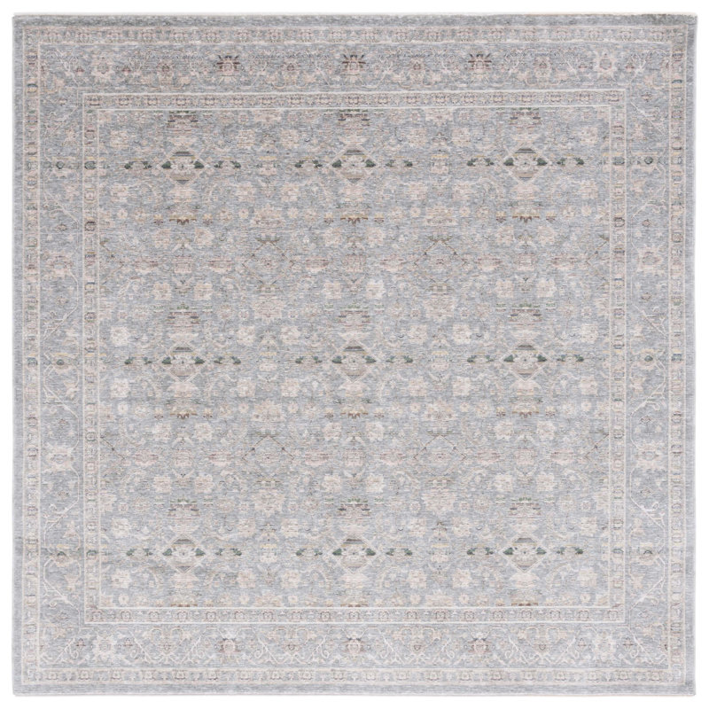 Dannen Performance Oriental Rug, Square 6'7"