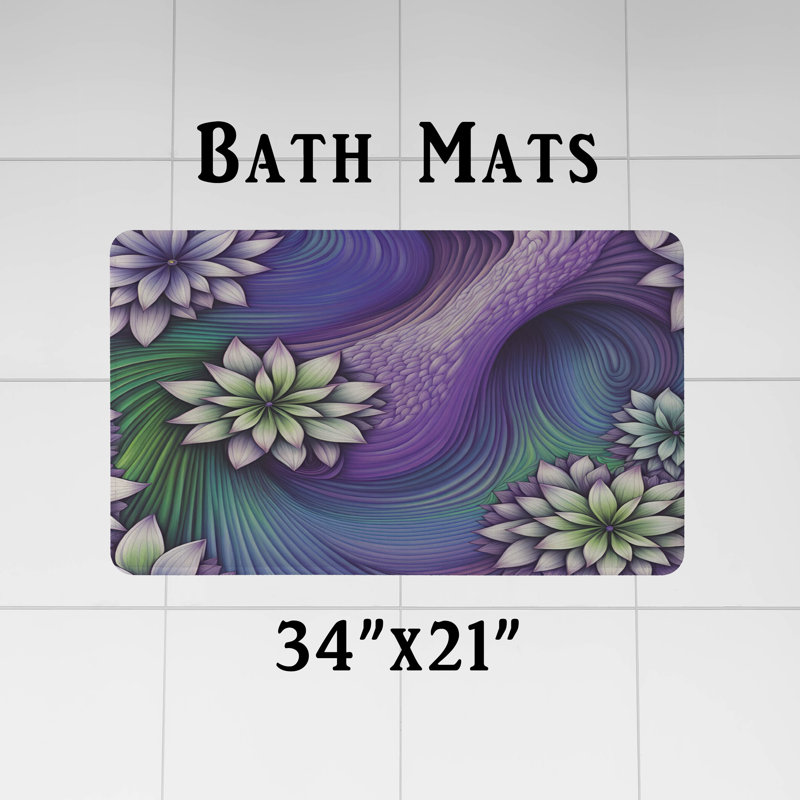Endor Floral Shower Curtain, 72" H x 70" W