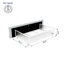 Lit plateforme tapissier grand avec rangement Anda