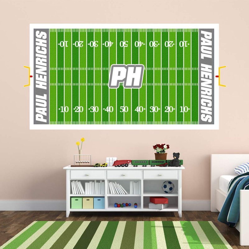 Sports Non-Wall Damaging Wall Decal, Silver, 8" x 16", Yes