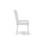 L'ensemble de table de salle à manger 5 pièces comprend une table ronde avec Dropleaf et 4 chaises Parson revêtues de similicuir blanc, lin blanc-1440336264-1440336279-1440336275