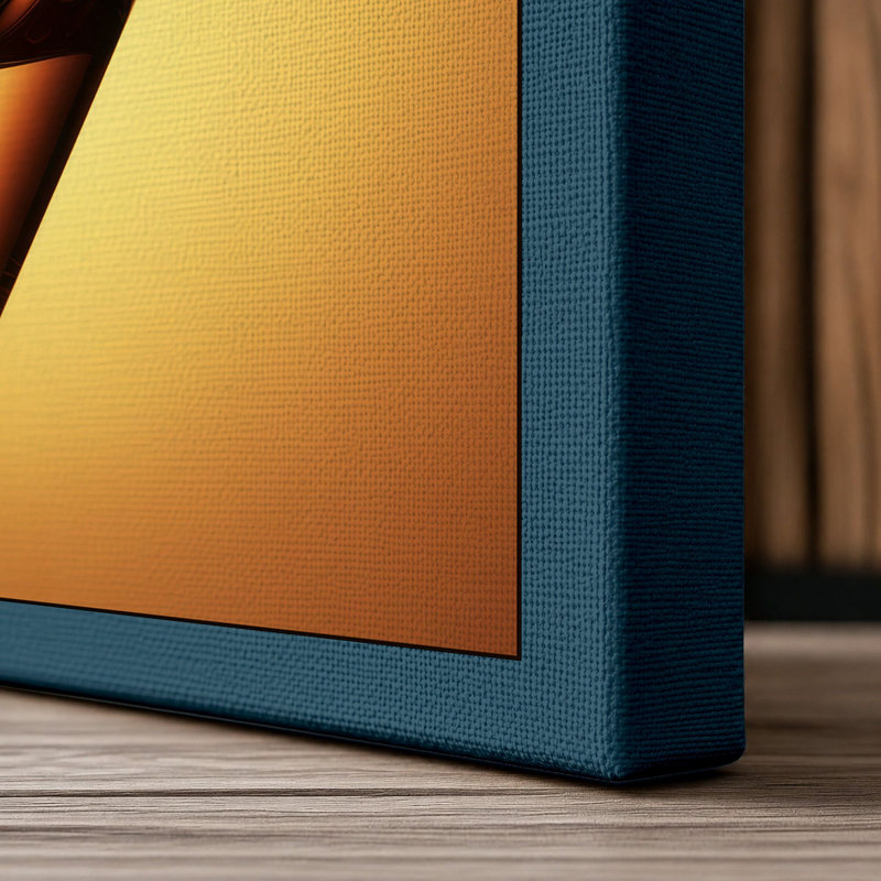 Print, 30x20 - 76.2 x 50.8 cm, Teal Border