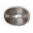 19" Oval Under Counter Hammered Copper Bathroom Sink-12478426
