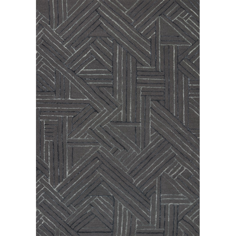 Dellon Wool Geometric Indoor Rug, Runner 2'3" x 7'6"