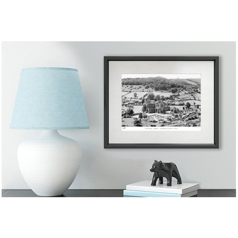 Tintern, Abbey, Surprise View C1955 - Single Picture Frame Print, 28cm H x 36cm W x 2.3cm D