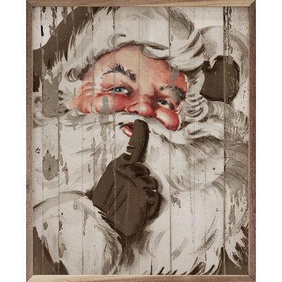 Santa Be Quiet Shh Beige