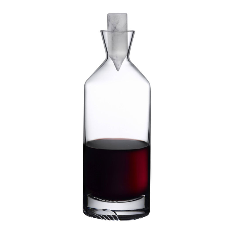 Alba Lead Free Crystal Whisky Decanter, 50.75 oz