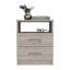 Table de chevet Olienza, deux tiroirs, une tablette
