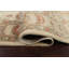 Tapis oriental Oushak beige / rouille / ivoire à teinture végétale noué à la main 7 pi 11 po x 10 pi 4 po