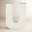 Porte-bougie abstrait en U Etha et marbre gris-1474323824-1474323825