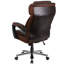 Chaise de bureau ergonomique grande et haute en cuir LeatherSoft avec appui-tête et accoudoirs Esmeralda-2044257657