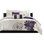 6 Piece King/ King Bedding With Printed Pattern And Fill Pillows Duvet Cover Design Soft Pillowcases