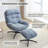 Beric Upholstered Swivel Accent Chair with Ottoman-358003664