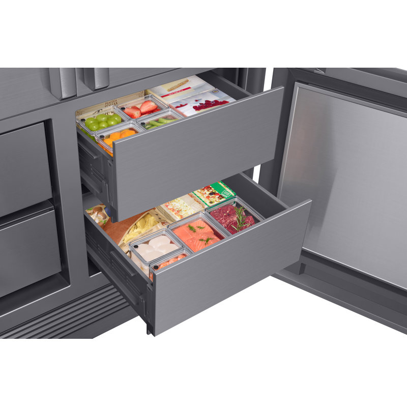 48" 4-Door Built-In French Door Refrigerator Steelcool, Panel Ready