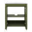 Meuble-lavabo de 30 po de style ferme, cadre en bois moderne avec lavabo en céramique, porte à fermeture en douceur et tablette réglable-725638390