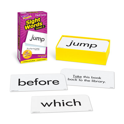 «sight words-2 cartes flash de niveau 2