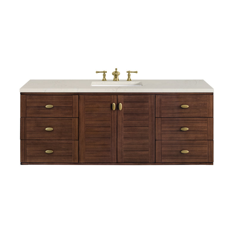 Amberly 60'' W Single Vanity, Siberian