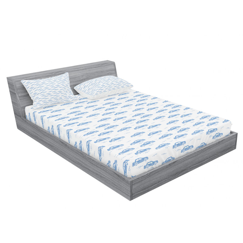 Microfiber Sheet Set, Queen Sheet Set + Fitted Sheet + 2 Pillowcases