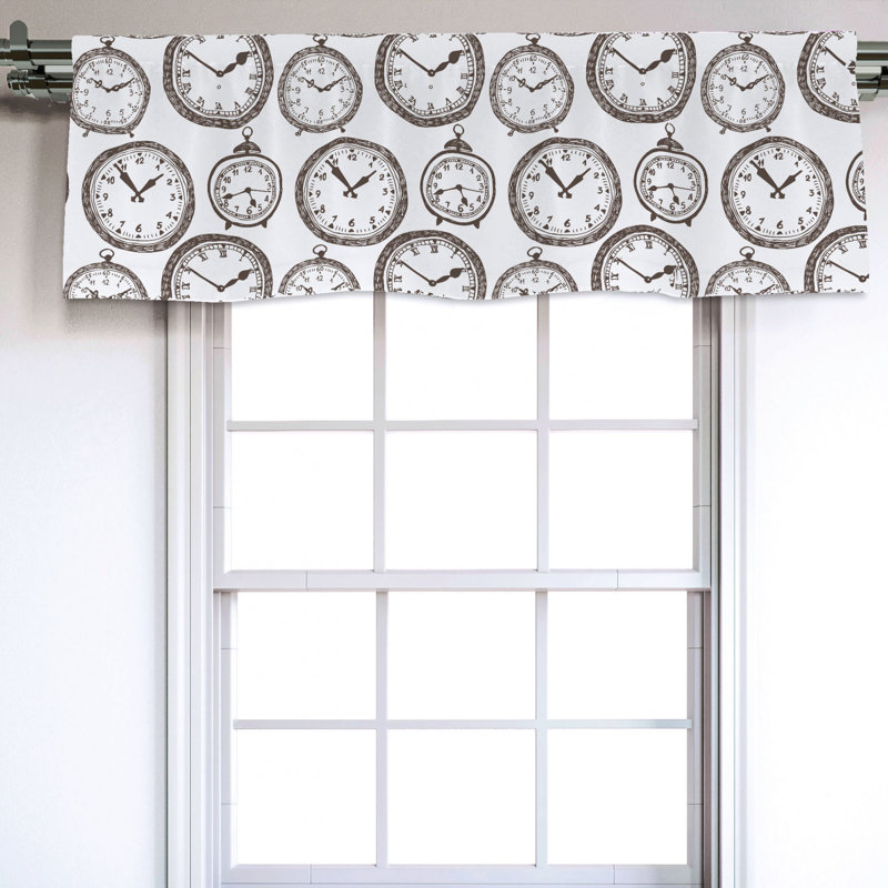 Sateen Ruffled Window Valance