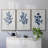 " Wild Indigo I " 3 - Pieces-91891333-91891332