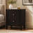Garrett Cappuccino 2-Drawer Rectangular Nightstand