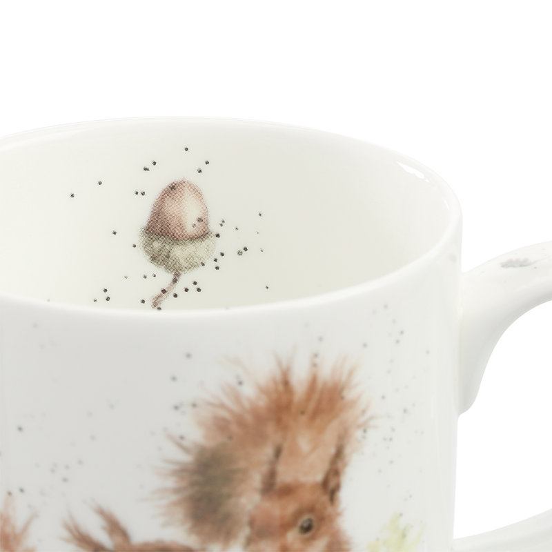 Wrendale Designs, Fine Bone China - Between Friends (Squirrel) Mug