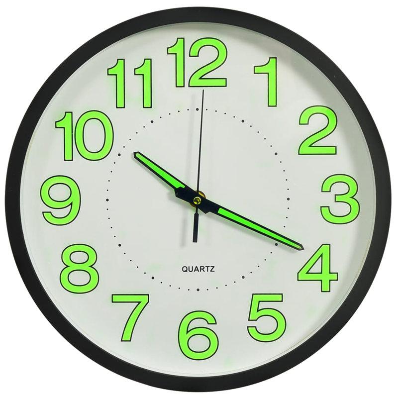 PP (polypropylene) Wall Clock, Black