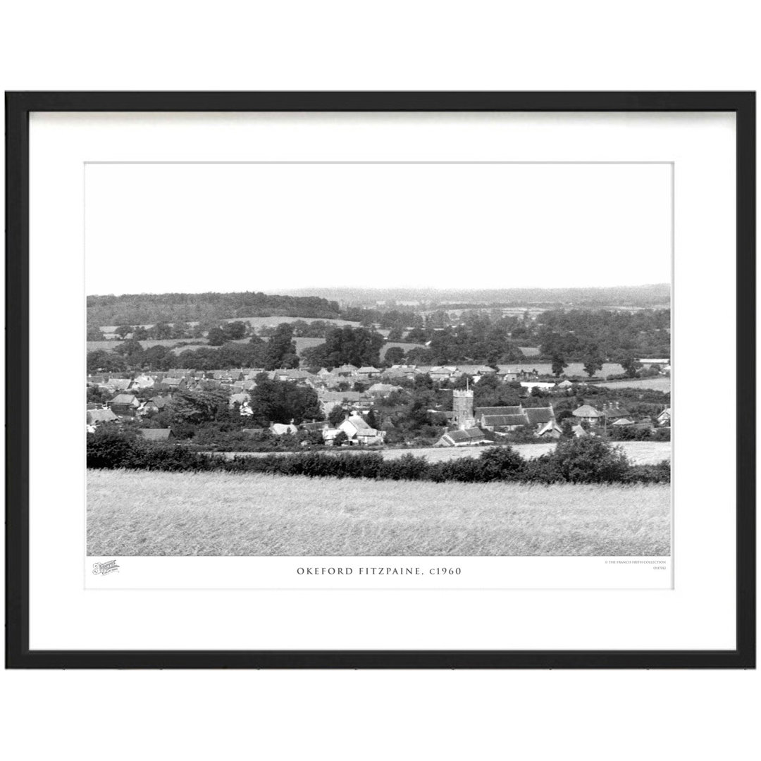 'Okeford Fitzpaine, C1960' by Francis Frith - Picture Frame Photograph Print on Paper