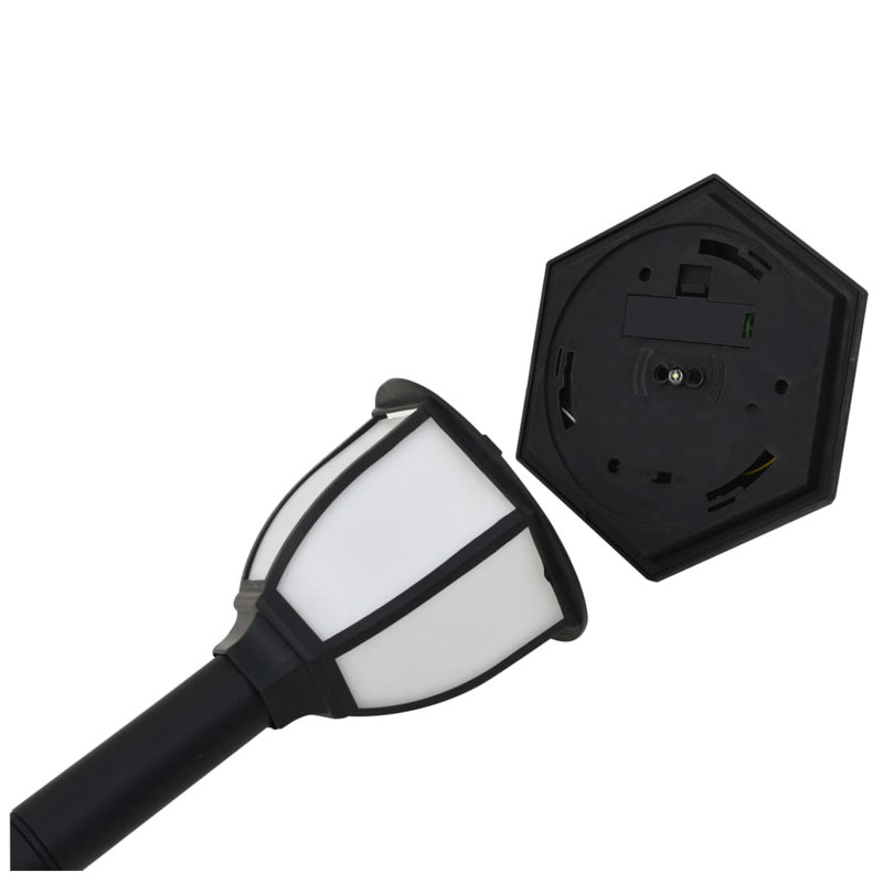 Aarabella Black Solar Powered Integrated LED Pathway Light Pack