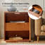 Ensemble de 2 tables de bout avec tiroir Guille Mid-Century-1242150828