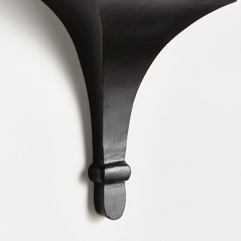 BAXTER WALL BRACKET SMALL, Black, 7.5'' H X 7.75'' W X 3.75'' D