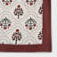Nappe Gulnaar à imprimé floral rouille et bourgogne, 100 % coton, 142 x 224 cm-971117232