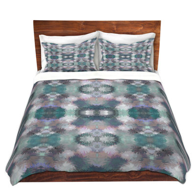 Polyester Ikat Duvet Cover