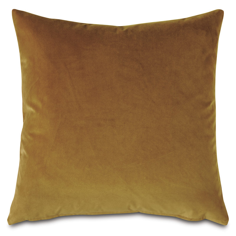Monogram Velvet Square Pillow Cover & Insert