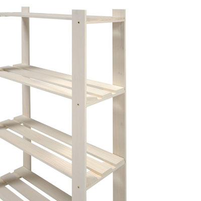 Nayleah 29.53'' W Solid Wood Shelving Unit