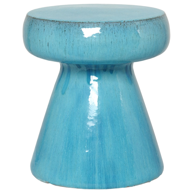 Garden Stool, Light Blue
