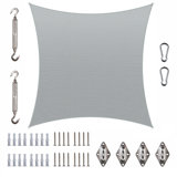 Royal Shade 14' x 14' Square Shade Sail With Hardware Kit