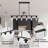 6 - Light Dimmable Kitchen Island  Chandelier 