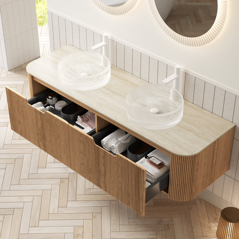 Meuble-lavabo et lavabo 60 po Dina
