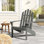 Chaise Adirondack en bois Urich