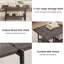 Coffee Table, Sofa Table with Storage Space,2-Tier Living Room Tables, Industrial Style, Metal Frame, Small Center Table for Living Room Home Office 40.9''x 21.7'' x 18.1''