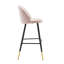 Ensemble de 2 tabourets de bar en velours Cordial Performance-795578432