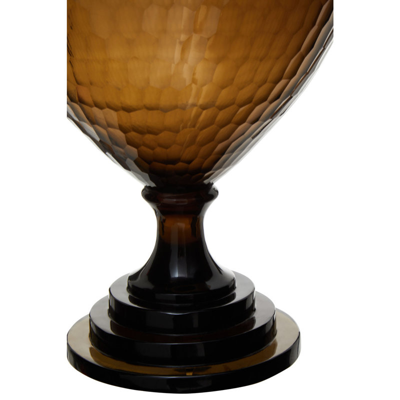 Glass Tabletop Hurricane, 42cm H x 27cm W x 27cm D
