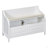 Rustic Style Solid Wood Entryway Multifunctional Storage Bench With Safety Hinge-1979990053