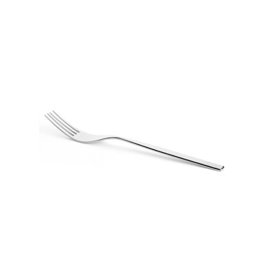 Fourchette à salade / dessert en acier inoxydable Clista | Argent | 7,5 po | 12 pièces