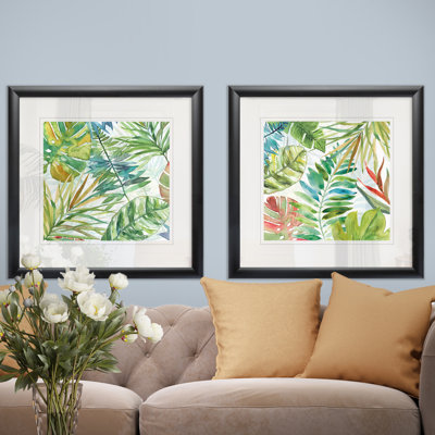 " Tropical Sketchbook I " 2 - Pieces