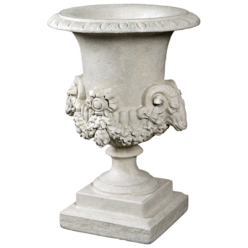 Hermes Ram's Head Urn Planter
