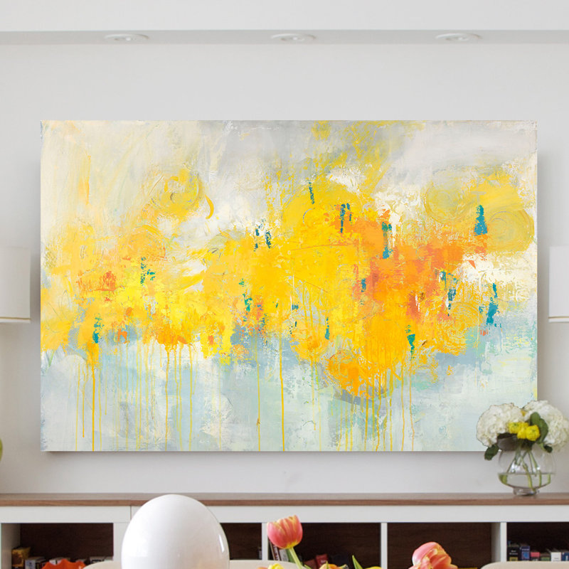 Julie Joy - Wrapped Canvas Painting, 30cm H x 45cm W x 3.81cm D