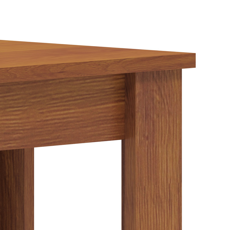 Weddel Basilico End Table with Storage, Amber Walnut