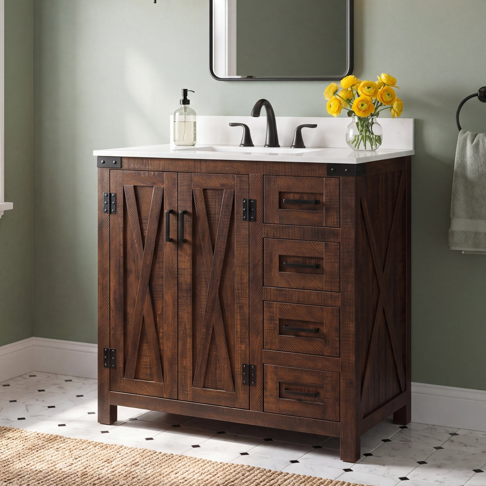Slayton 32 " Single Bathroom Vanity, Expresso